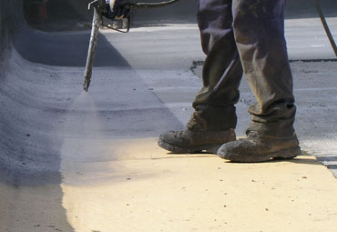 Coating systems over Hayward spray foam roof systems